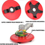 Disco Anfíbio de Capina - Água, Terra e Pedregulho [PAGUE 1 E LEVE 2 DISCOS]🔥Queima de Estoque🔥